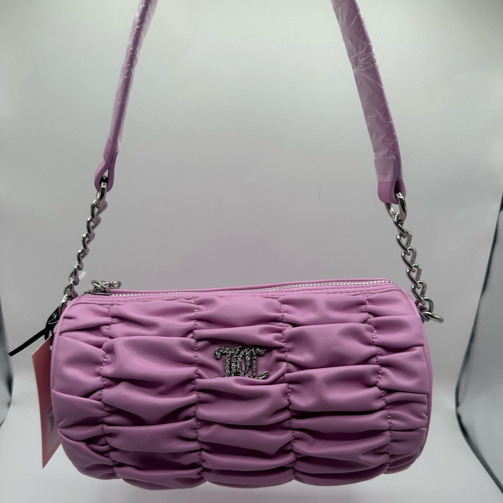 NWT fondant pink juicy couture barrel shoulder bag